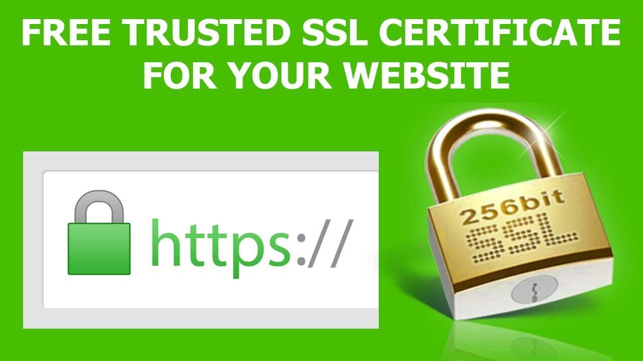 free ssl certificate https for your website